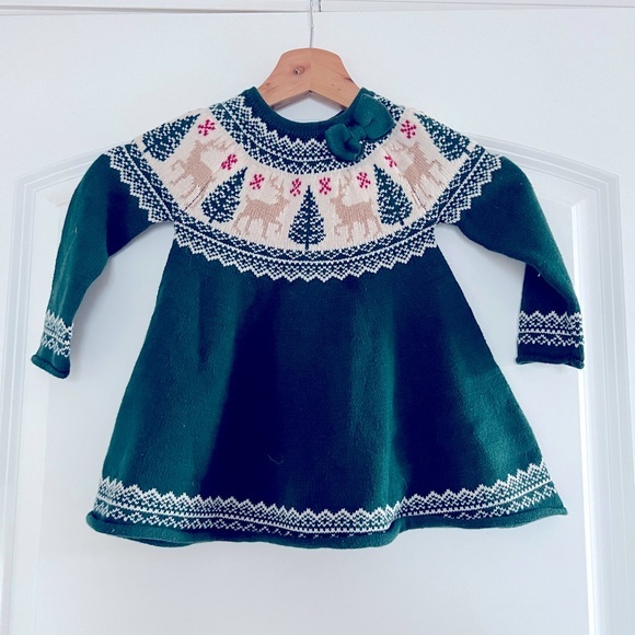 Tahari Girls Sweater Holiday Winter Dress - Picture 1 of 7